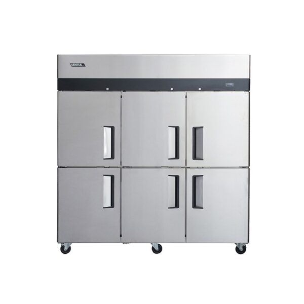 Freezer 6 Puertas Acero Inoxidable VF6PS1400. VENTUS