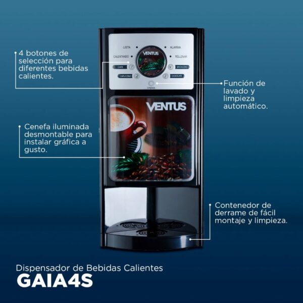 Máquina de Café GAIA4S. VENTUS - Imagen 2