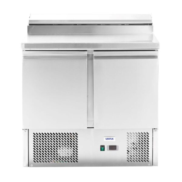 Mesón saladette 2 ptas, cubierta acero inox VMRSL370 BENEFIT. VENTUS