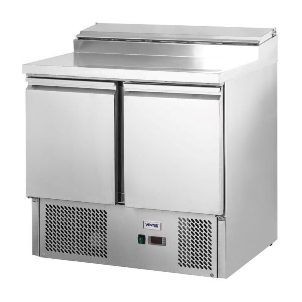 Mesón saladette 2 ptas, cubierta acero inox VMRSL370 BENEFIT. VENTUS - Imagen 2